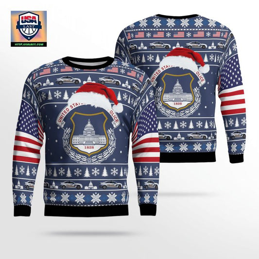 US Capitol Police Christmas Sweater 3D ? Usalast