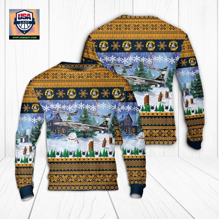 US Navy F-14A Tomcat Of VF-84 Jolly Rogers Christmas Sweater 3D ? Usalast