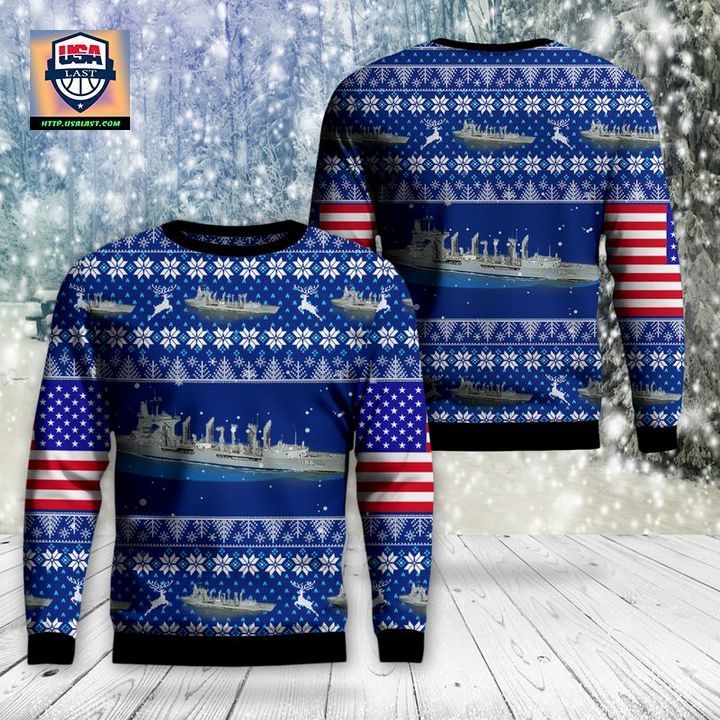 US Navy fleet oiler USS Platte AO-186 3D Sweater ? Usalast