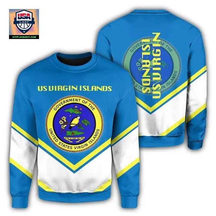 Us Virgin Islands Coat Of Arms Sweater Lucian Style J5W ? Usalast