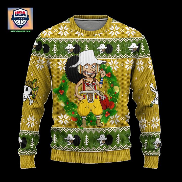 Usopp One Piece Anime Ugly Christmas Sweater Xmas Gift ? Usalast