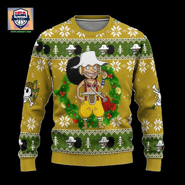 Usopp One Piece Anime Ugly Christmas Sweater Xmas Gift ? Usalast