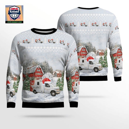 UT Health East Texas EMS Christmas Sweater 3D ? Usalast