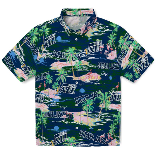 Utah Jazz Flamingo Retreat 2026 Hawaiian Shirt – Moonbestprint