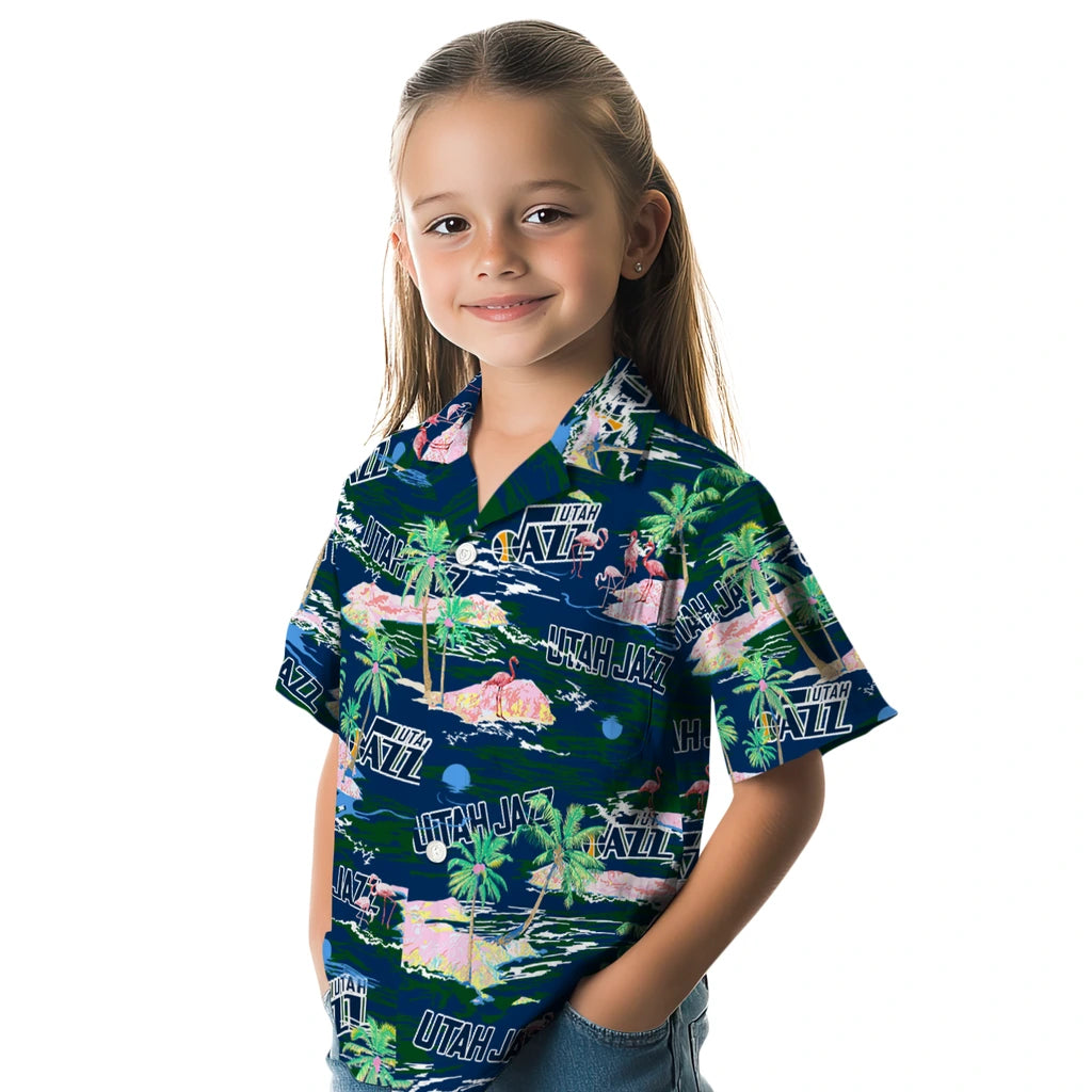 Utah Jazz Flamingo Retreat 2026 Hawaiian Shirt – Moonbestprint