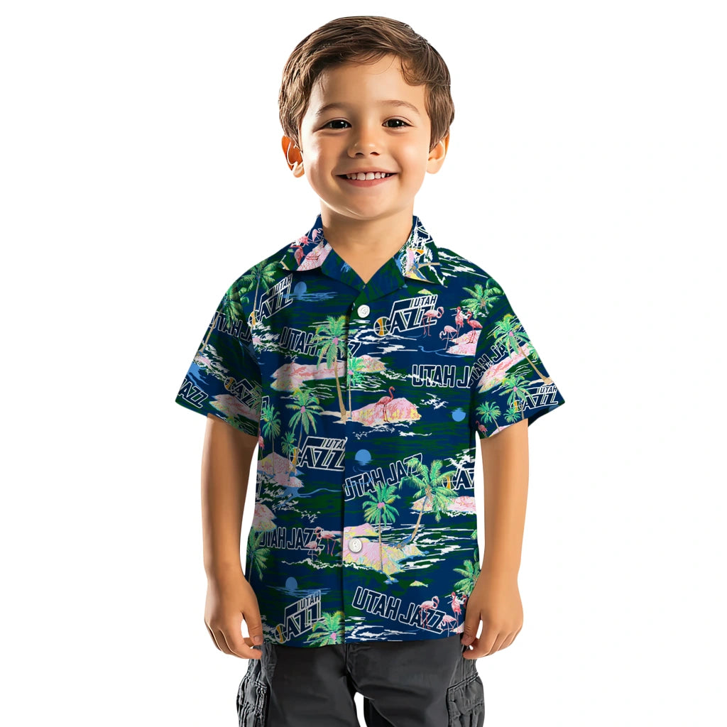 Utah Jazz Flamingo Retreat 2026 Hawaiian Shirt – Moonbestprint