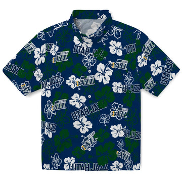 Utah Jazz Hibiscus Bloom Hawaiian Shirt – Moonbestprint