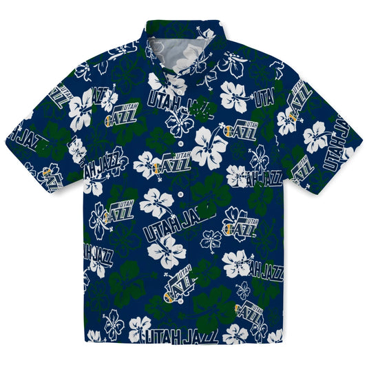 Utah Jazz Hibiscus Bloom Hawaiian Shirt – Moonbestprint