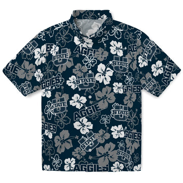 Utah State Aggies Hibiscus Bloom Hawaiian Shirt – Moonbestprint