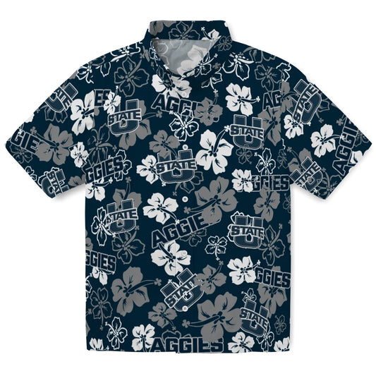 Utah State Aggies Hibiscus Bloom Hawaiian Shirt – Moonbestprint