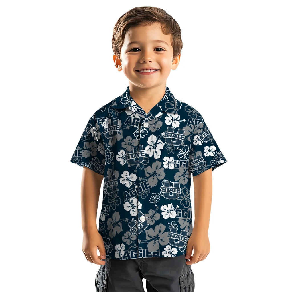 Utah State Aggies Hibiscus Bloom Hawaiian Shirt – Moonbestprint