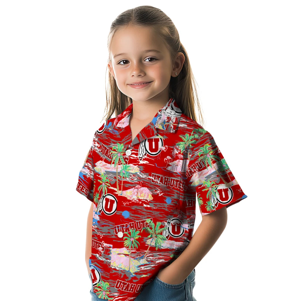 Utah Utes Flamingo Retreat 2026 Hawaiian Shirt – Moonbestprint