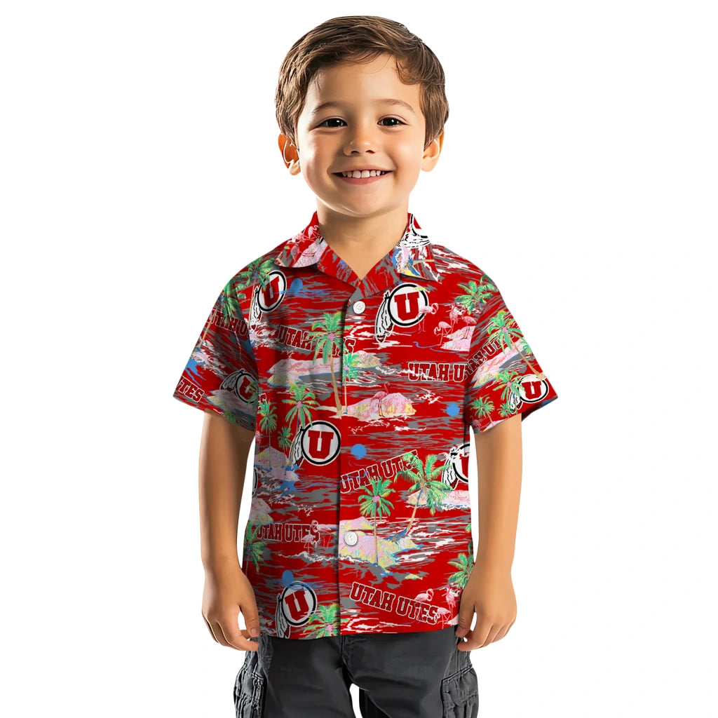 Utah Utes Flamingo Retreat 2026 Hawaiian Shirt – Moonbestprint