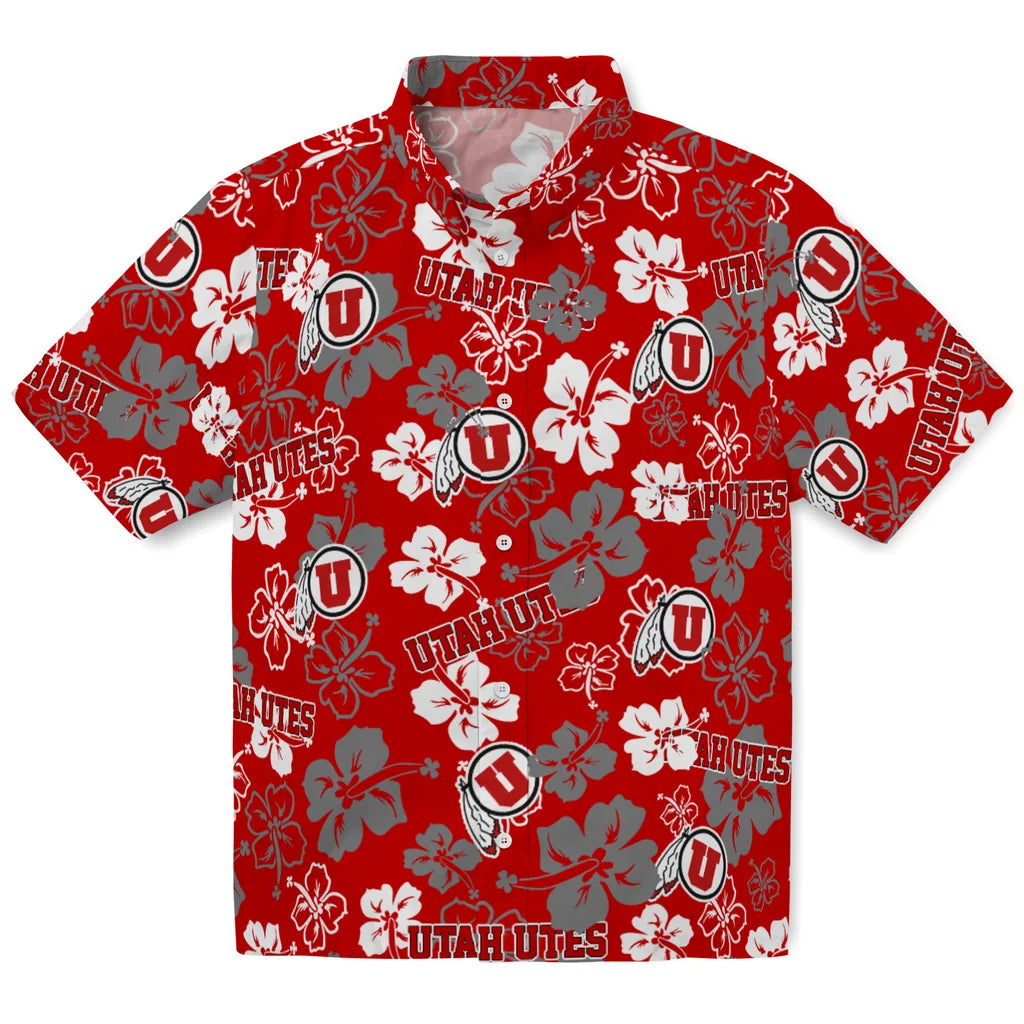 Utah Utes Hibiscus Bloom Hawaiian Shirt – Moonbestprint