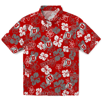 Utah Utes Hibiscus Bloom Hawaiian Shirt – Moonbestprint