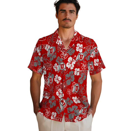 Utah Utes Hibiscus Bloom Hawaiian Shirt – Moonbestprint