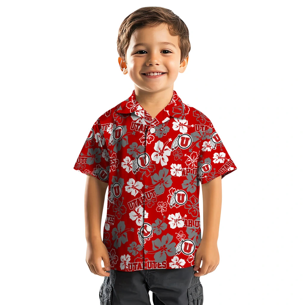 Utah Utes Hibiscus Bloom Hawaiian Shirt – Moonbestprint