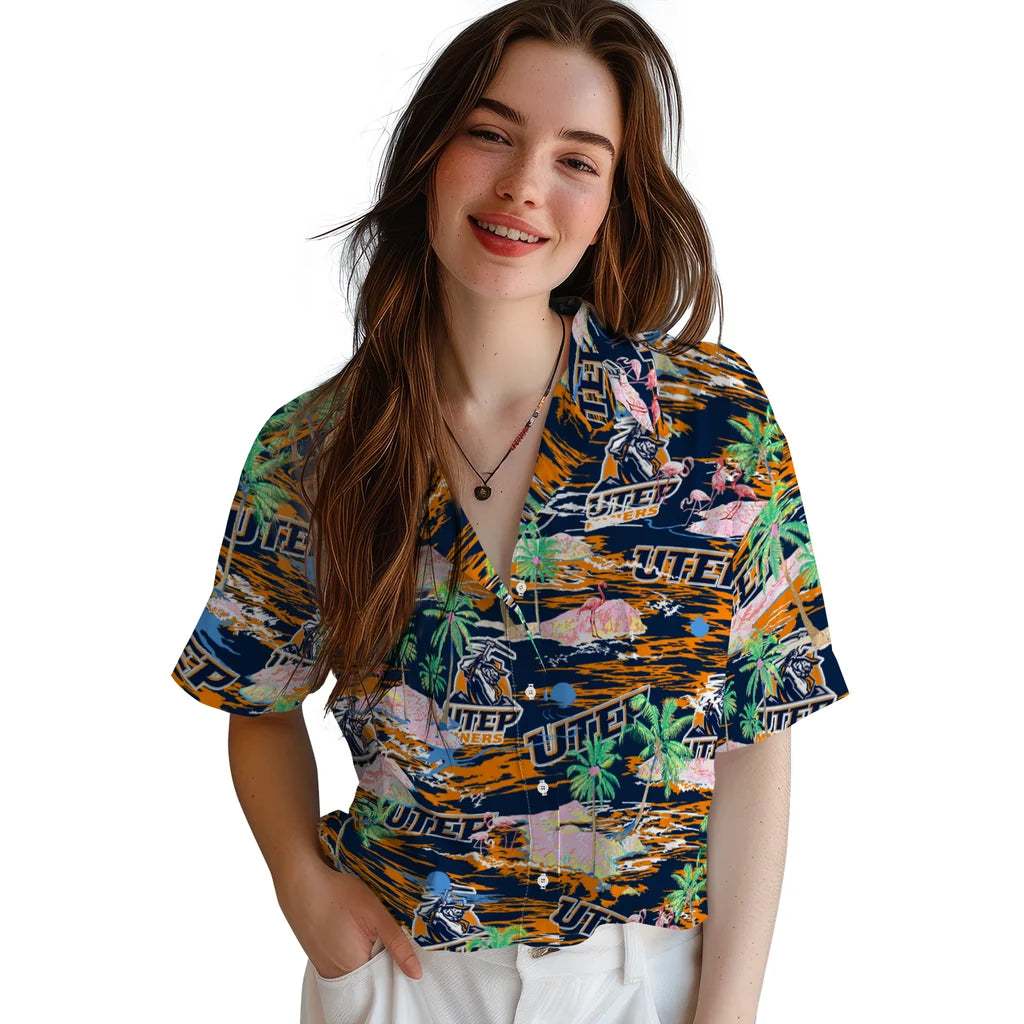 UTEP Miners Flamingo Retreat 2026 Hawaiian Shirt – Moonbestprint