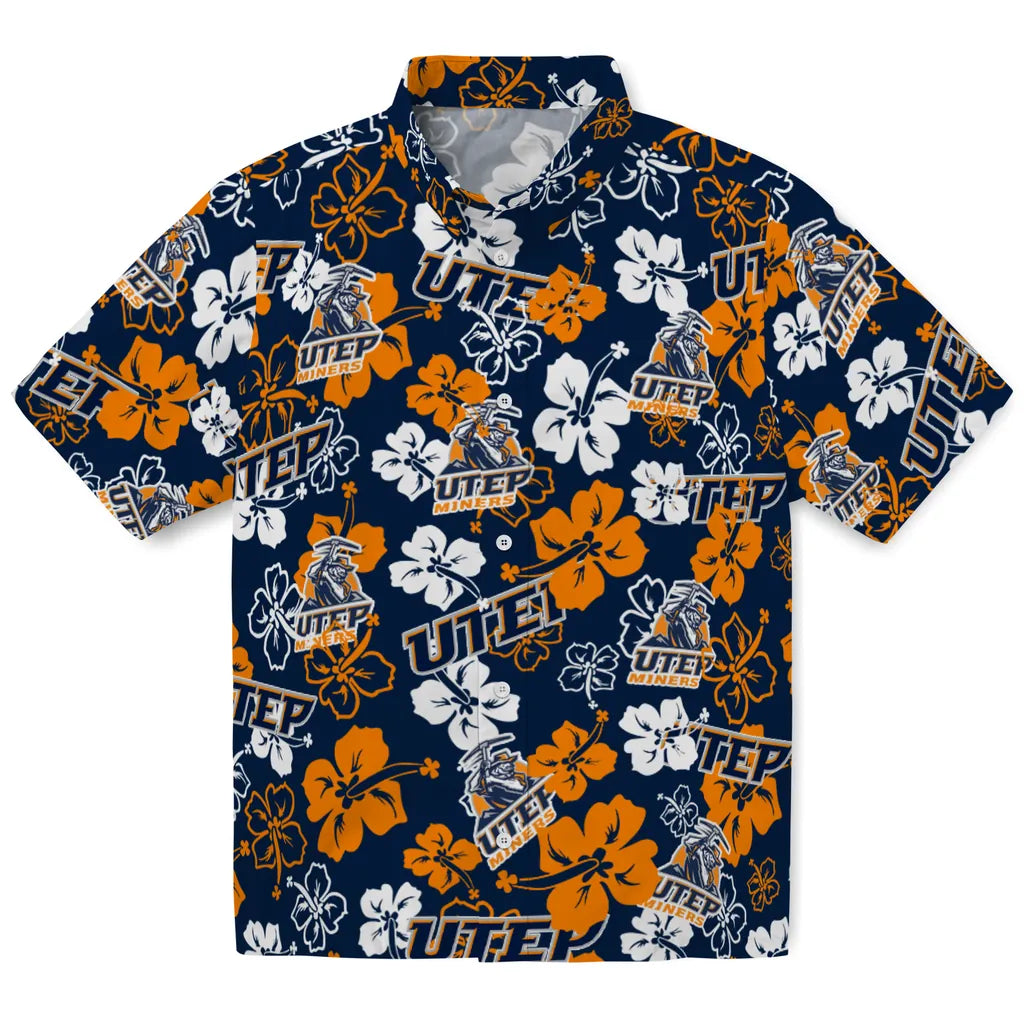 UTEP Miners Hibiscus Bloom Hawaiian Shirt – Moonbestprint