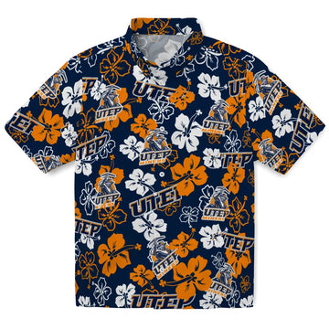 UTEP Miners Hibiscus Bloom Hawaiian Shirt – Moonbestprint