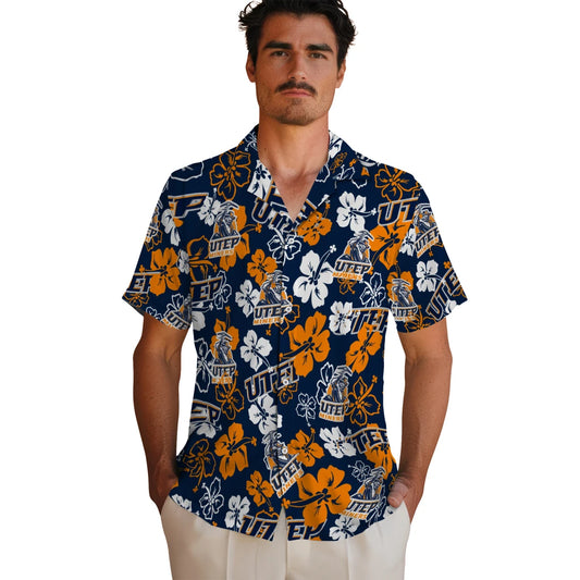 UTEP Miners Hibiscus Bloom Hawaiian Shirt – Moonbestprint