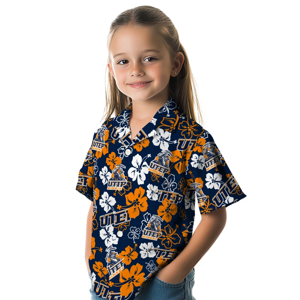 UTEP Miners Hibiscus Bloom Hawaiian Shirt – Moonbestprint