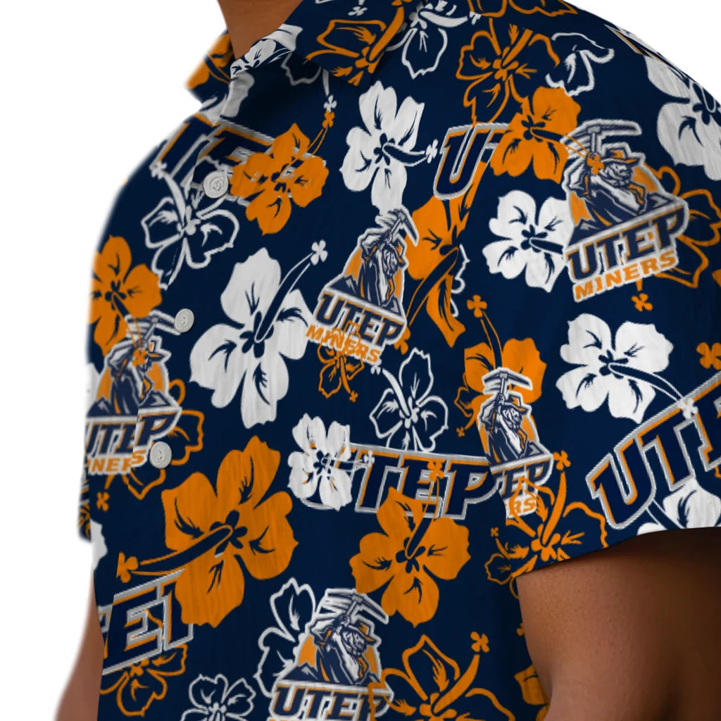 UTEP Miners Hibiscus Bloom Hawaiian Shirt – Moonbestprint