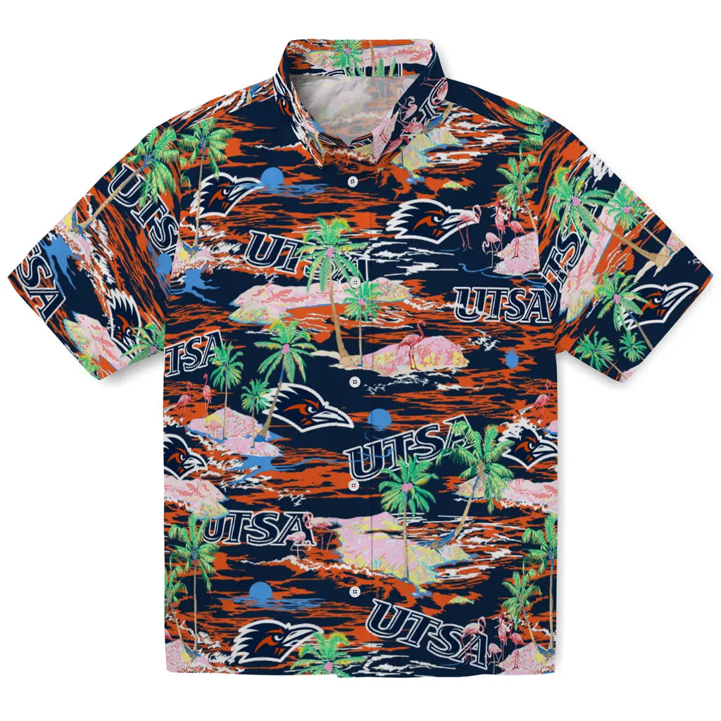 UTSA Roadrunners Flamingo Retreat 2026 Hawaiian Shirt – Moonbestprint