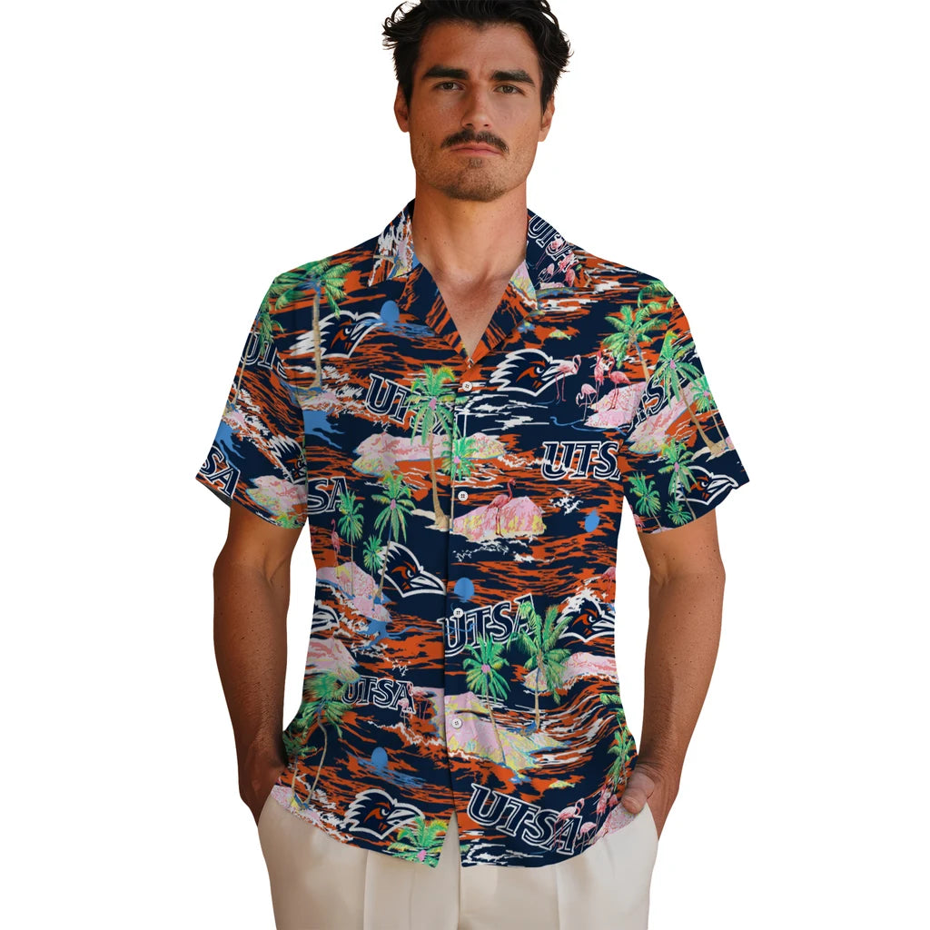 UTSA Roadrunners Flamingo Retreat 2026 Hawaiian Shirt – Moonbestprint