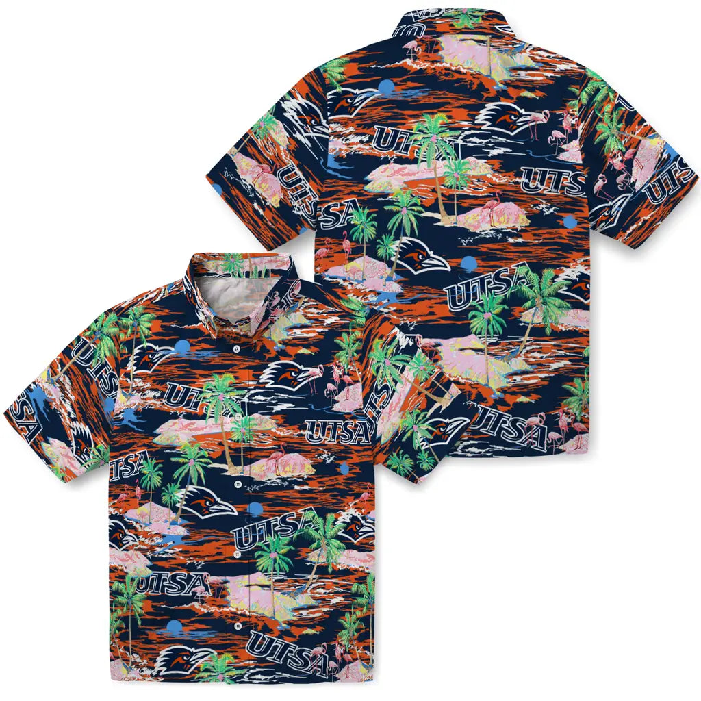 UTSA Roadrunners Flamingo Retreat 2026 Hawaiian Shirt – Moonbestprint