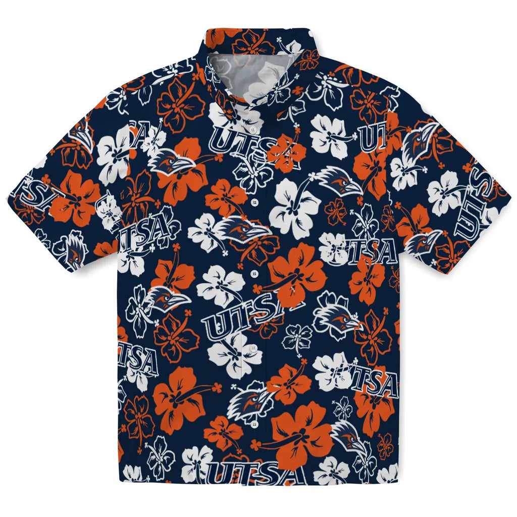 UTSA Roadrunners Hibiscus Bloom Hawaiian Shirt – Moonbestprint