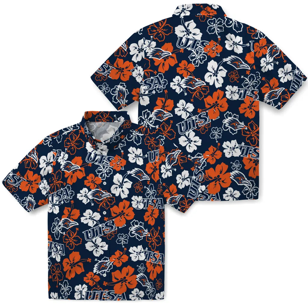 UTSA Roadrunners Hibiscus Bloom Hawaiian Shirt – Moonbestprint