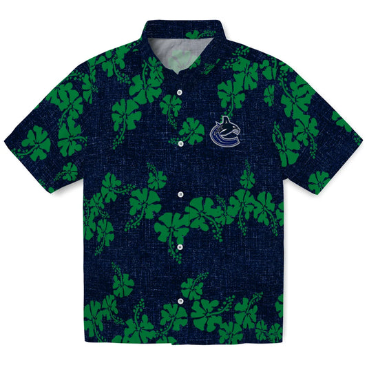 Vancouver Canucks Hawaiian Shirt - 50th State Flower | Moonbestprint