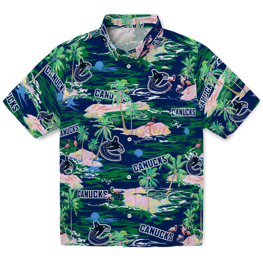 Vancouver Canucks Hawaiian Shirt - Hawaii Island | Moonbestprint