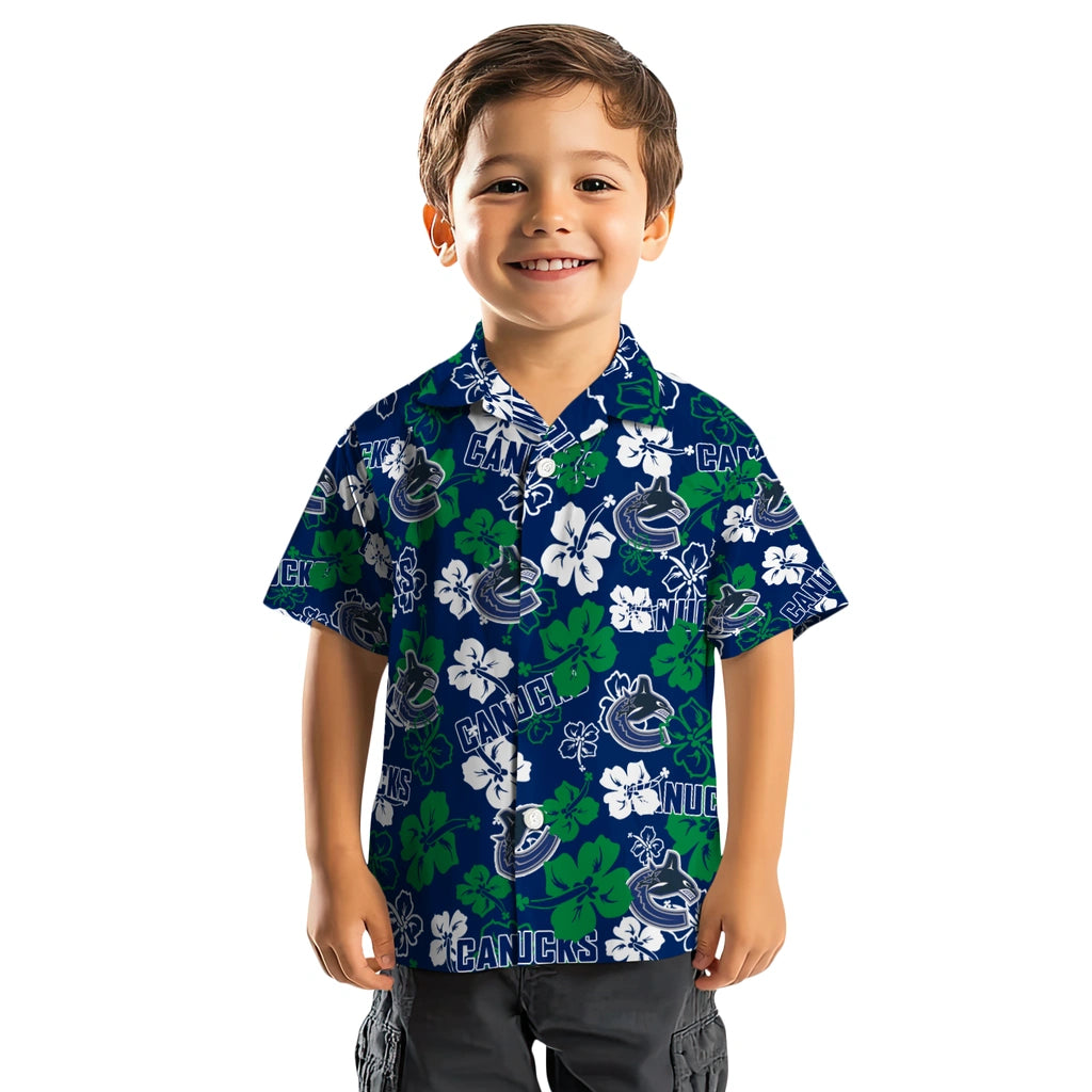 Vancouver Canucks Hibiscus Bloom Hawaiian Shirt – Moonbestprint
