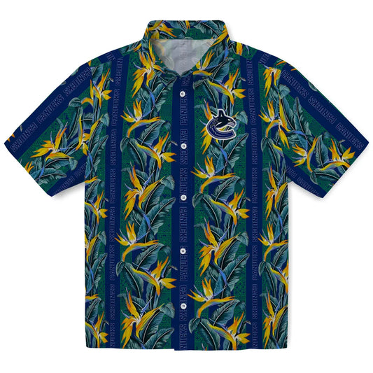 Vancouver Canucks Hawaiian Shirt - Paradise Vines | Moonbestprint