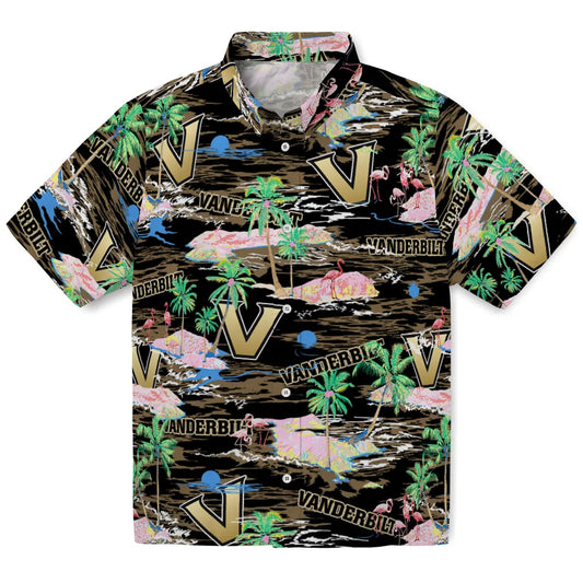 Vanderbilt Commodores Flamingo Retreat 2026 Hawaiian Shirt – Moonbestprint