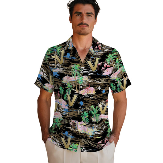 Vanderbilt Commodores Flamingo Retreat 2026 Hawaiian Shirt – Moonbestprint