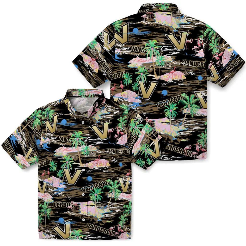Vanderbilt Commodores Flamingo Retreat 2026 Hawaiian Shirt – Moonbestprint