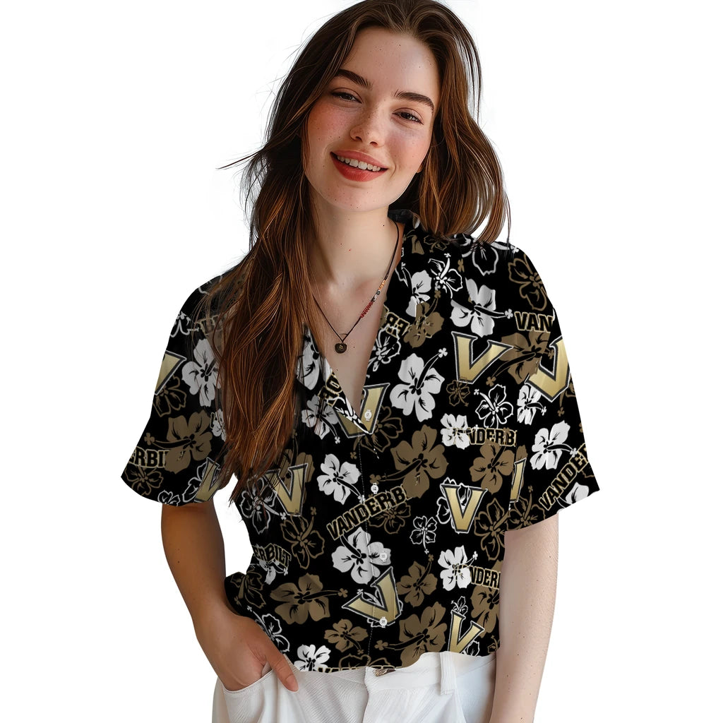 Vanderbilt Commodores Hibiscus Bloom Hawaiian Shirt – Moonbestprint