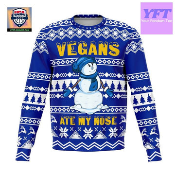 Vegans Ate My For For Meme 3d Ugly Christmas Sweater ? Usalast