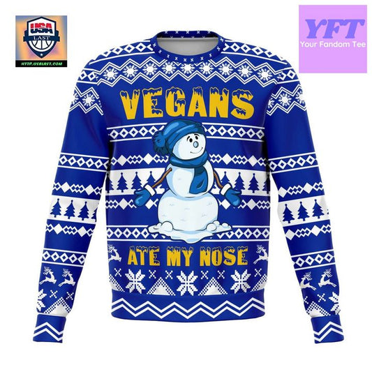 Vegans Ate My For For Meme 3d Ugly Christmas Sweater ? Usalast