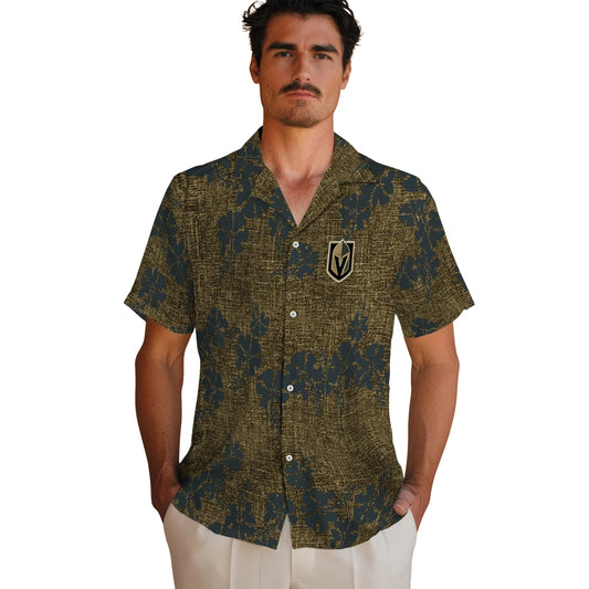 Vegas Golden Knights Hawaiian Shirt - 50th State Flower | Moonbestprint