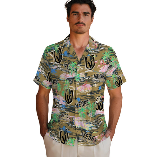 Vegas Golden Knights Flamingo Retreat 2026 Hawaiian Shirt – Moonbestprint