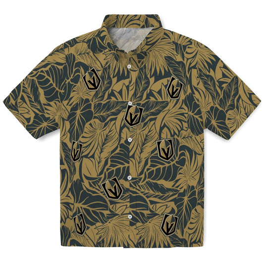Vegas Golden Knights Hawaiian Shirt - Monstera Layer | Moonbestprint