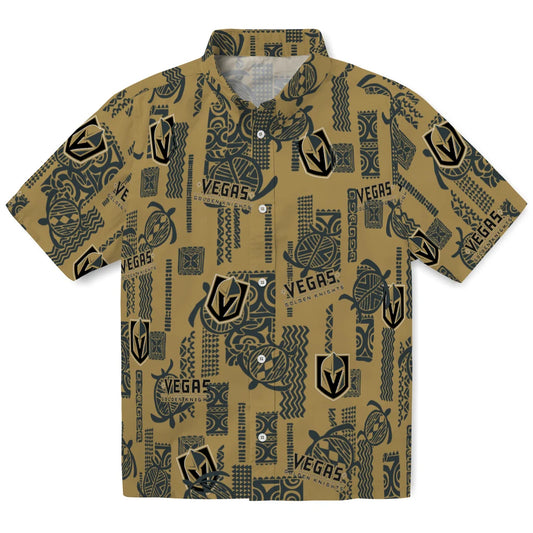 Vegas Golden Knights Hawaiian Shirt - Turtle Lines | Moonbestprint