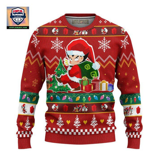Vegeta Ugly Christmas Sweater And 3D Hoodie Dragon Ball Xmas Gift ? Usalast