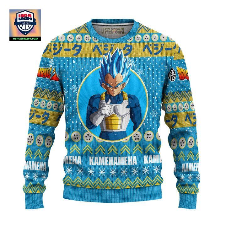 Vegeta Ugly Christmas Sweater And 3D Hoodie Dragon Ball Z Xmas Gift ? Usalast