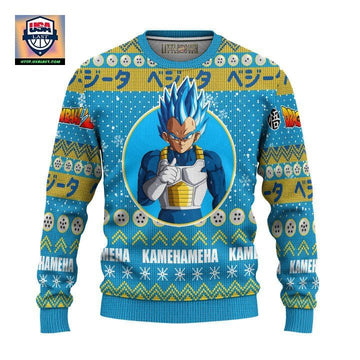 Vegeta Ugly Christmas Sweater And 3D Hoodie Dragon Ball Z Xmas Gift ? Usalast