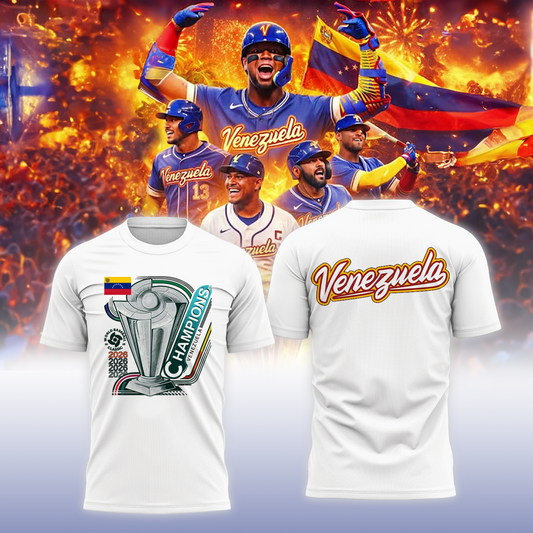 Venezuela Baseball LEGENDS 2026 World Baseball Classic Champions T-Shirt | PB58 Moonbestprint
